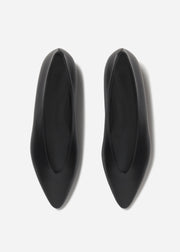 Pointed Ballerina Flat in Black - CO Collections
